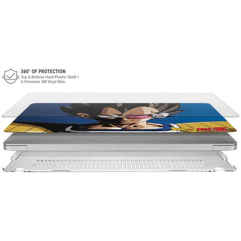Dragon Ball Z Vegeta Portrait MacBook Air 15in (2023-2025) Case plus Skin